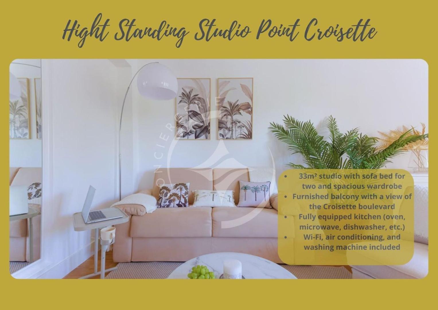Hight Standing Studio Point Croisette Cannes Exterior foto